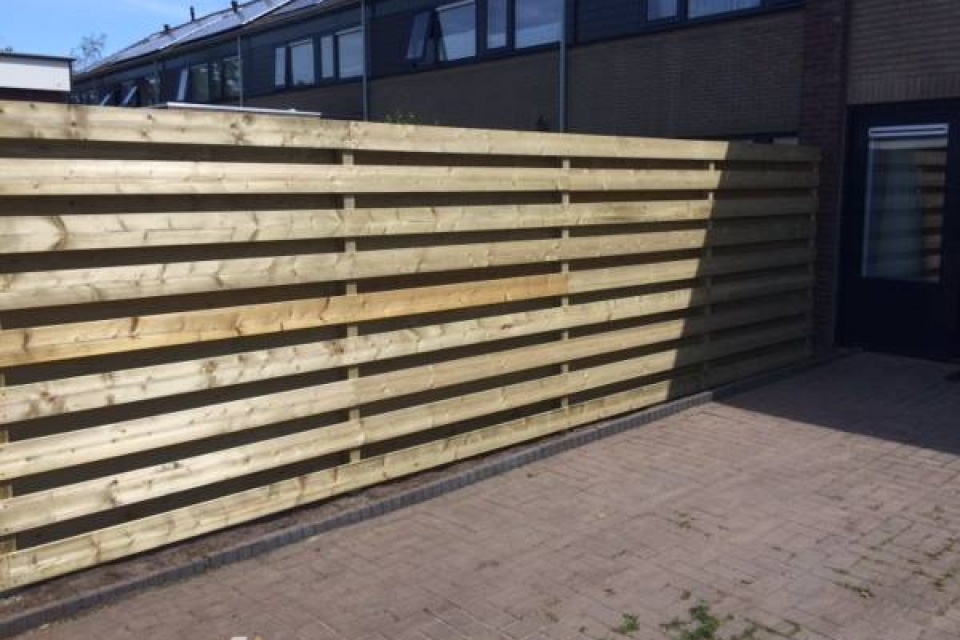 Houten schutting | Wim Tuinhout