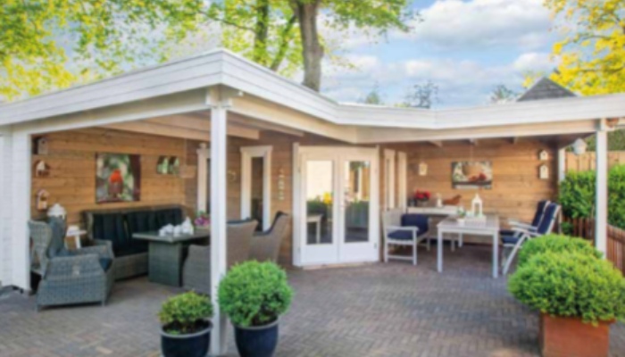 Een tuinhuis in Beilen is niet alleen erg mooi, maar ook praktisch Een tuinhuis in Beilen is niet alleen erg mooi, maar ook praktisch