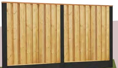 Vuren is zeer geschikt om een fraaie houten schutting in Beilen mee te maken Vuren is zeer geschikt om een fraaie houten schutting in Beilen mee te maken