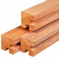 Douglas is mooi warm van kleur en ideaal als tuinhout Douglas is mooi warm van kleur en ideaal als tuinhout